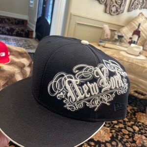 New Era Black and Cream Cap